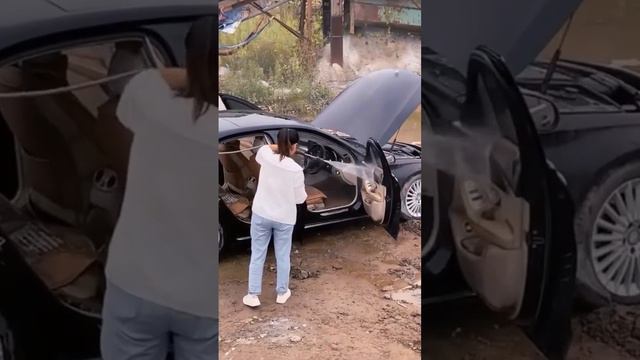 Как это развидеть? Чуть кровь из глаз не пошла 😂 #юмор #смех #авто смотреть онлайн