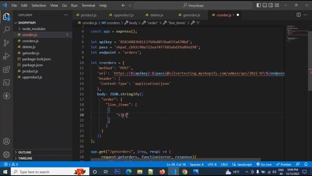 Create Order in Shopify API | Order API in Shopify | How to Create Shopify Order API in Node JS смотреть онлайн