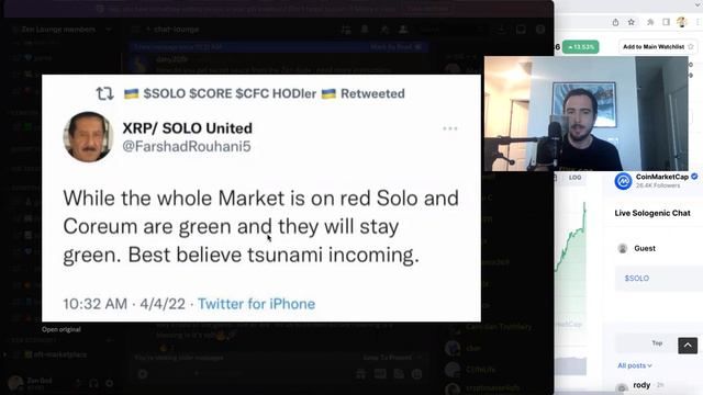 Sologenic price action- Tier 1 exchange coming 💣 смотреть онлайн