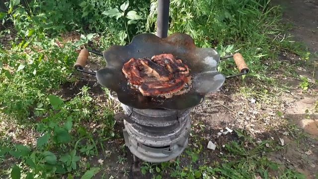 Садж из диска бороны, первое испытание. смотреть онлайн