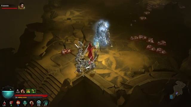 Diablo 3 .Прохождение за Некроманта Акт 2 на русском ( Без Комментариев ) на Xbox series x. смотреть онлайн