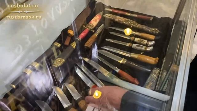 Обзор стендов Русский булат на выставке Мир охоты и рыбалки в Москве в Крокус экспо смотреть онлайн