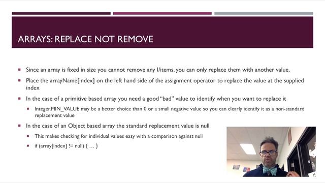 Java Array Notes смотреть онлайн
