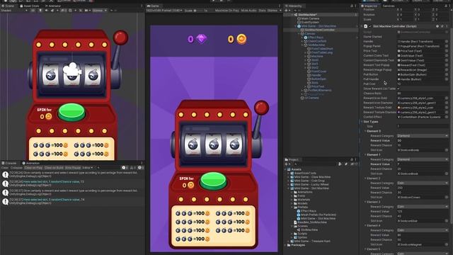 Unity Asset Store Slot Machine - Jackpot Mini Game смотреть онлайн
