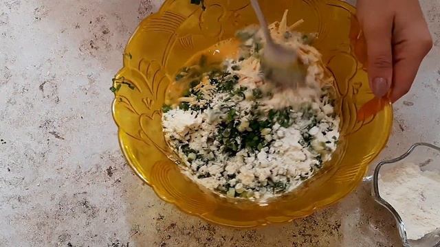 Оладьи из зеленого лука.. ВКУСНОТА-Ани Кухня! смотреть онлайн