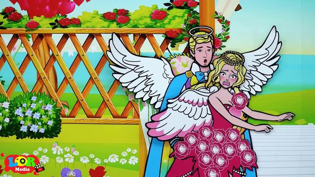 Paper Dolls Dress Up - Costume Rapunzel Angel And Demon Wedding Dress - DIY Dresses Handmade