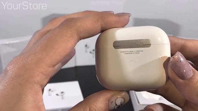 Обзор на наушники AirPods 3 1:1 Люкс качества YourStore смотреть онлайн