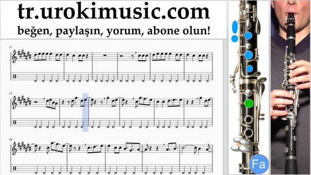 Klarnet Nasıl Çalınır David Guetta, Justin Bieber - 2U Tablatura Bölüm#2 um-i723 смотреть онлайн