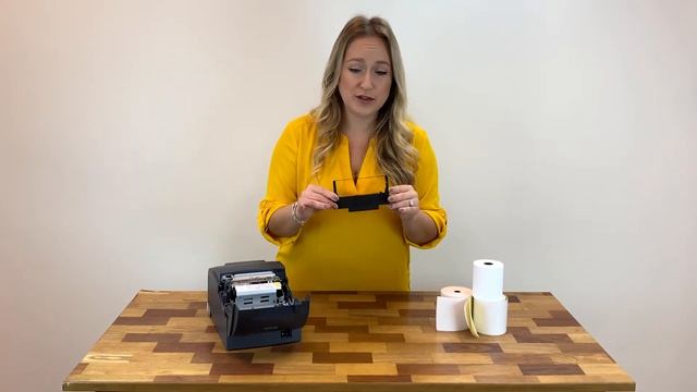 How To Replace Paper & Ribbons In Your Epson TM-U220 Printer смотреть онлайн