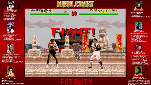 [Sega Genesis] Mortal Kombat 1 - With Arcade Voice Samples [ROM HACK]