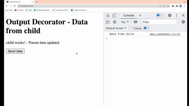 Child to Parent communication | Output decorator | Event Emitters | Angular 14 | Part 5 смотреть онлайн
