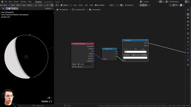 How to Make a Planet Atmosphere in Blender ? (Tutorial) смотреть онлайн