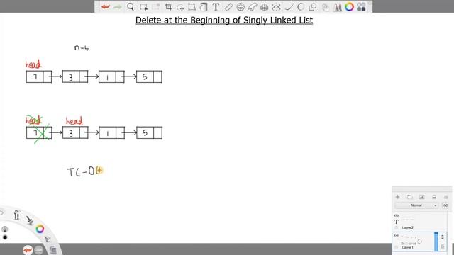 16. Delete Node at the Beginning of Singly Linked List | DSA Tutorial смотреть онлайн