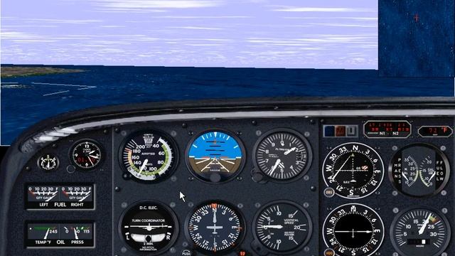 Microsoft Flight Simulator 98 | Lesson: Introductory Flight: Cessna 182RG at Meigs Field | смотреть онлайн