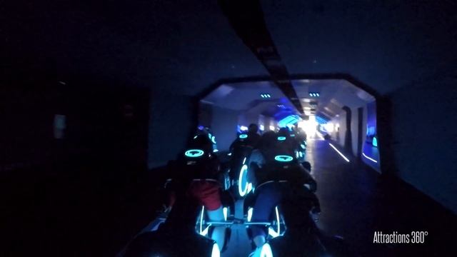 [HD] Amazing TRON Coaster Ride-through - Shanghai Disneyland