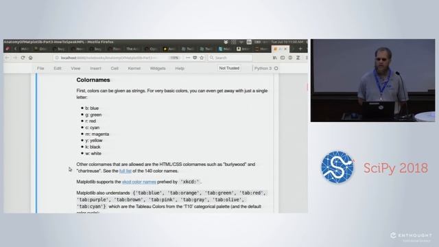 Anatomy of Matplotlib (Beginner Level) | SciPy 2018 Tutorial | Benjamin Root & Hannah Aizenman смотреть онлайн
