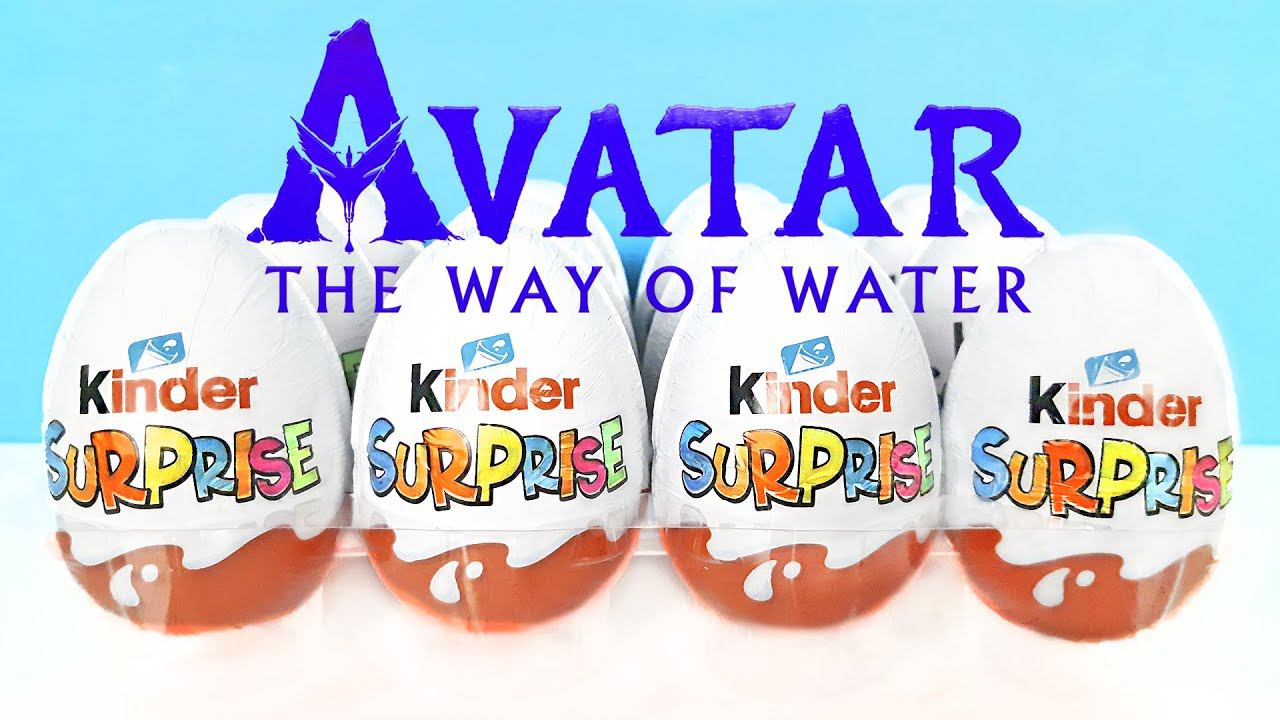 Киндер Сюрприз АВАТАР 2023! Unboxing Kinder Surprise eggs Avatar: The Way of Water! Новая коллекция! смотреть онлайн