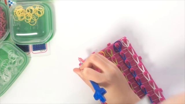 How to make a Super Cra-Z-Loom Rainbow Cuff Bracelet: Loom Tutorial смотреть онлайн