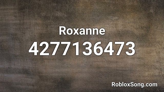 Roxanne Roblox ID - Music Code смотреть онлайн