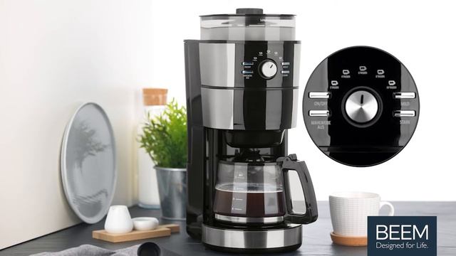 BEEM FRESH-AROMA-INTENSE Filterkaffeemaschine mit Mahlwerk - Glas смотреть онлайн