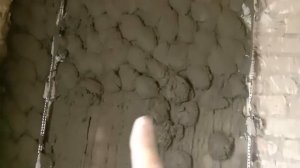 Штукатурка стен с большими перепадами#штукатурныймаяк#выравниваниестен#ремонт#наброскаштукатурки#до