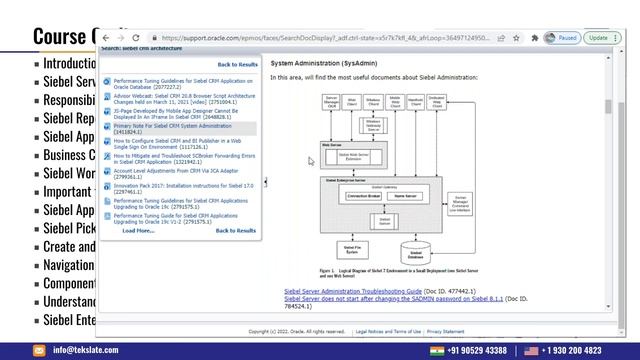 Siebel CRM Training | Siebel CRM Online Certification Course [ Siebel CRM Demo Video ]- TekSlate смотреть онлайн