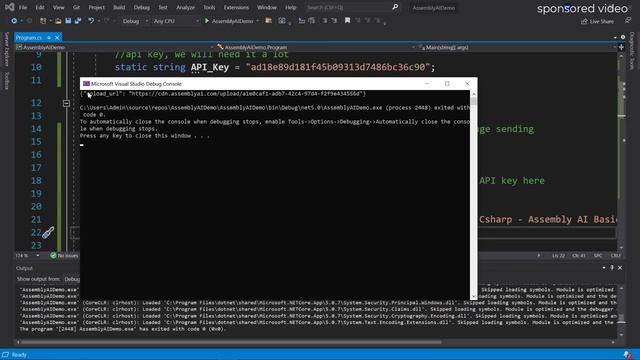 Transcribing An Audio File using AssemblyAI and C# - CSharp смотреть онлайн