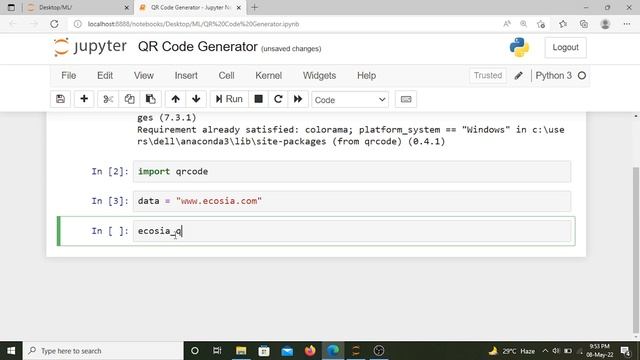 QR code generator in Python смотреть онлайн