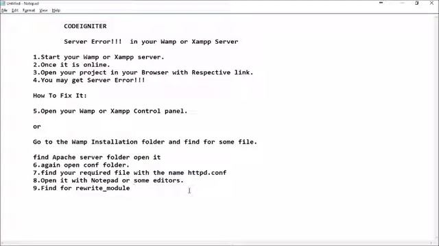 Codeigniter - Server Error смотреть онлайн