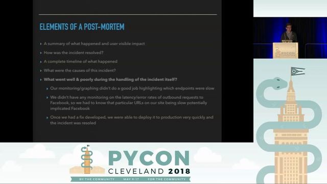 Alex Gaynor - Learning From Failure: Post Mortems - PyCon 2018 смотреть онлайн