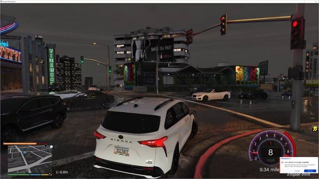 Grand Theft Auto V 2022 Toyota Sienna XSE Night Drive