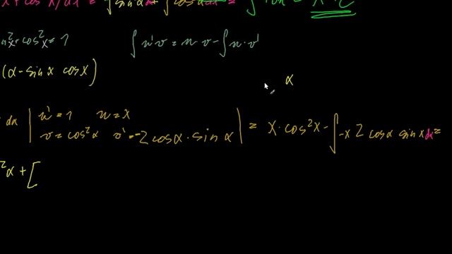 Integrál sin^2 x + cos^2 x dx, Petáková 164/86 a), postup 2 смотреть онлайн