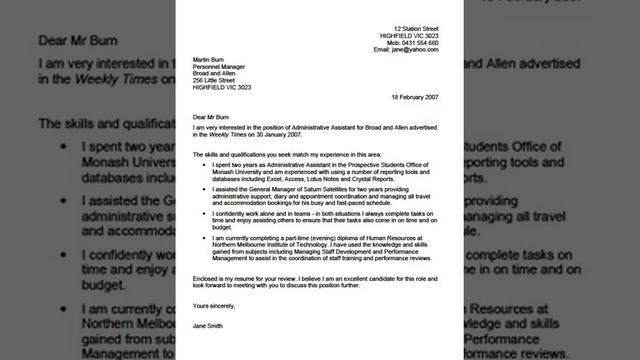 Tofauti kati ya cover letter na application letter смотреть онлайн