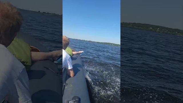 по Волге на лодке Тунгуска братан 600 и лодочный мотор Ямаха 9,9 смотреть онлайн