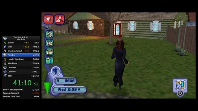 [World Record] The Sims 2 PSP Max Jobs Speedrun in 1:22:22 | PPSSPP Emulator смотреть онлайн
