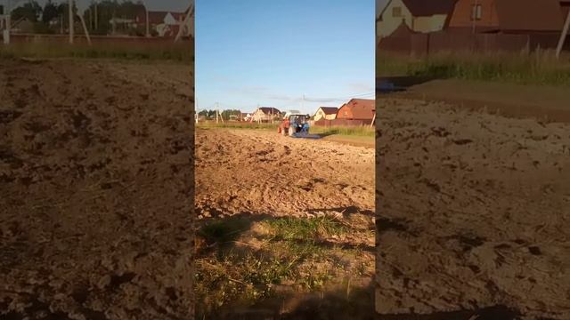 Выравнивание участка. Вспашка, дискование, фрезеровка. смотреть онлайн