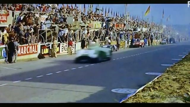 1955 Le Mans 24h [60fps HQ] Jaguar D-Type vs. Mercedes 300 SLR / Le Mans Disaster смотреть онлайн