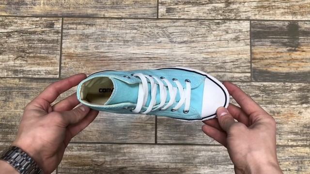 КЕДЫ CONVERSE CHUCK TAYLOR ALL STAR ICE BLUE HI смотреть онлайн