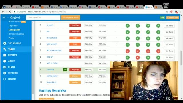 Как я пользуюсь проверками Etsy Rank - подборка ключевых слов для магазина смотреть онлайн