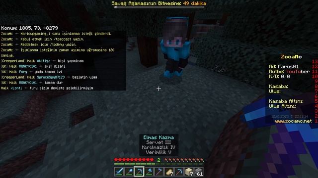 KENDİ ÜLKEMİ KURDUM!! | Minecraft Zocamc Towny #3 (MCBE/MCPE) смотреть онлайн