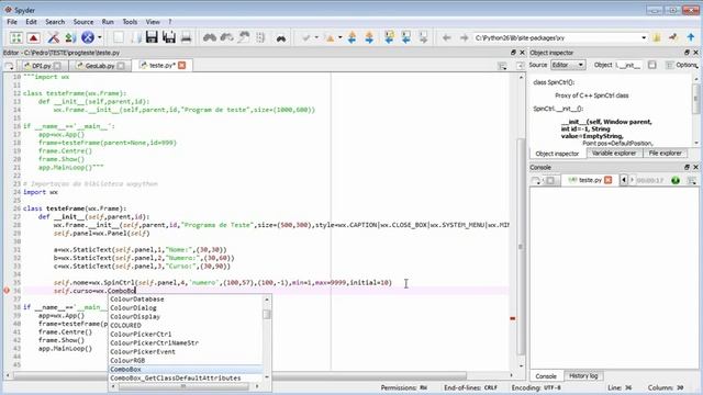 Aula 4 Interfaces Gráficos com wxPython SpinCtrl e ComboBox смотреть онлайн