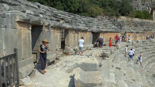 Древний город Мира (Myra) в Демре, Турция, 2019г. смотреть онлайн