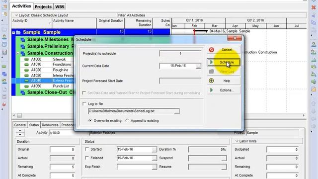 Primavera P6 Adding Relationships Video смотреть онлайн