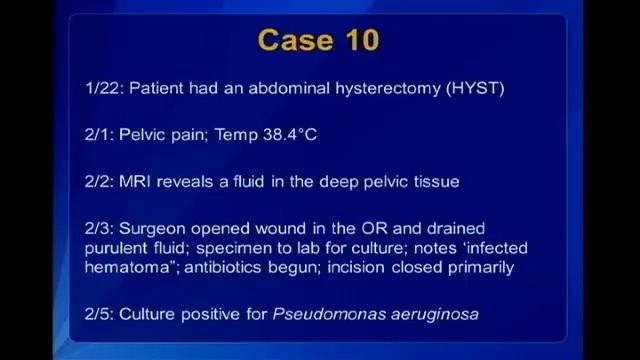 Surgical Site Infections (SSI) Surveillance with Case Studies (Part II). смотреть онлайн
