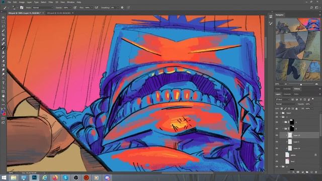 LIVE Comic Coloring - The Little Warrior page 56 смотреть онлайн