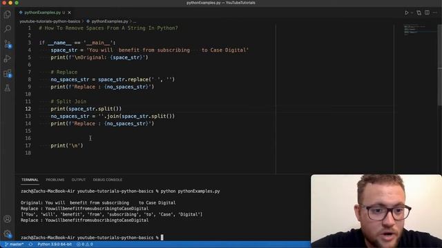 How To Remove Spaces From A String In Python смотреть онлайн
