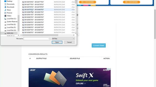 Cara Mudah MERUBAH File VCARD MENJADI File EXCEL смотреть онлайн