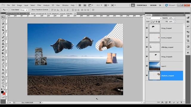 D) Learn Photoshop - layers (1/1) смотреть онлайн