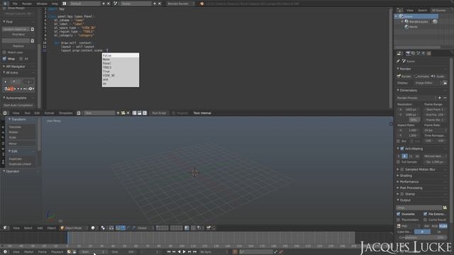 Blender Auto Completion Addon - First Day смотреть онлайн