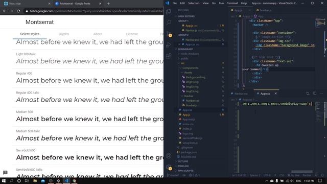 Summer Design Template in React.js смотреть онлайн